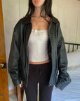 Moores Leather Bomber